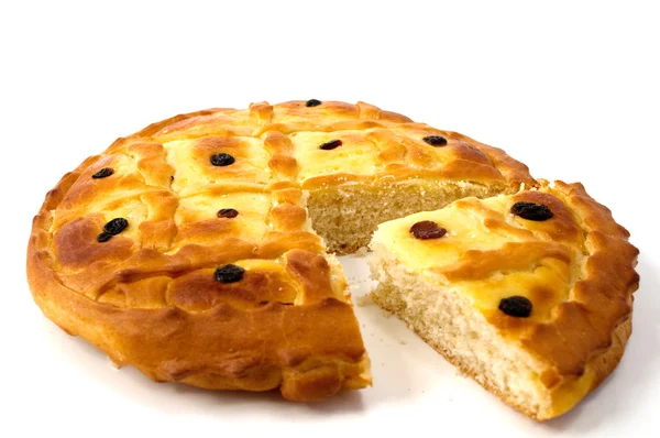 Pie with raisin — Stock Photo, Image