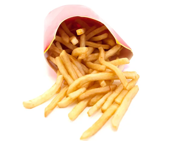 Varma och färska pommes frites — Stockfoto