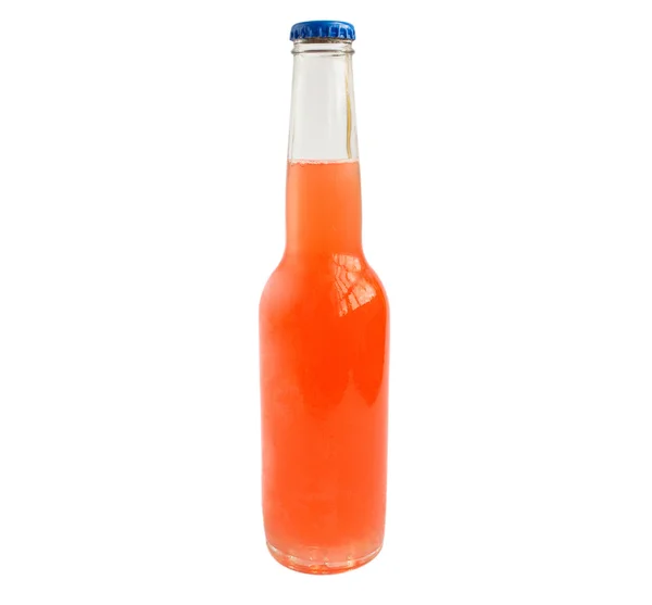 Bottiglia con un drink — Foto Stock