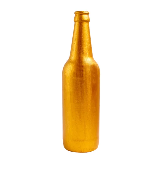 Gouden fles — Stockfoto