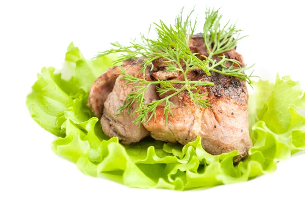 Carne con verduras — Foto de Stock
