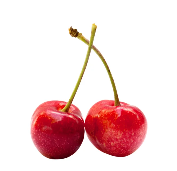 Czerwone słodkie wiśnie — Zdjęcie stockowe