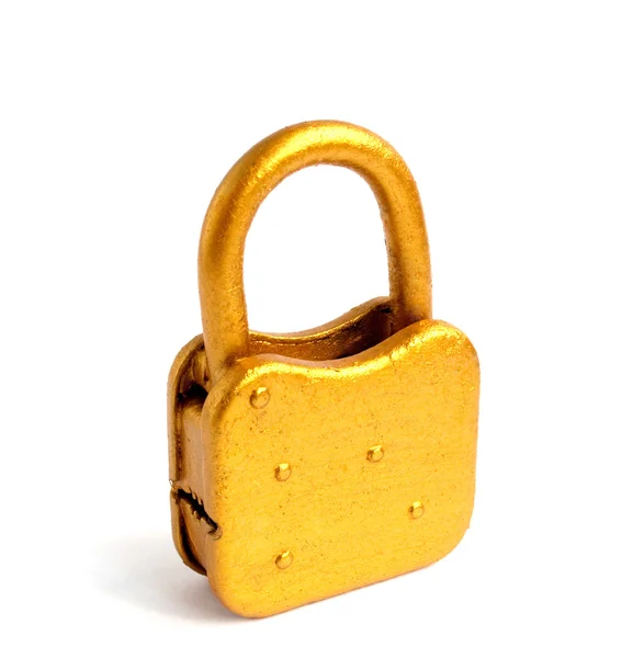 Gold lock — Stock Photo, Image