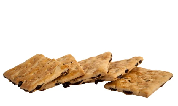 Biscoitos com passas — Fotografia de Stock