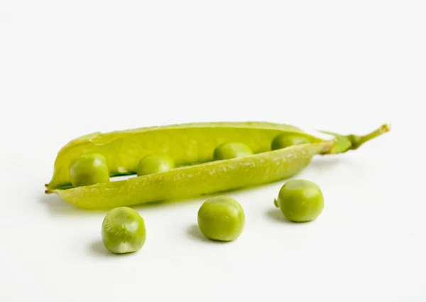 Strąki zielonego groszku — Zdjęcie stockowe