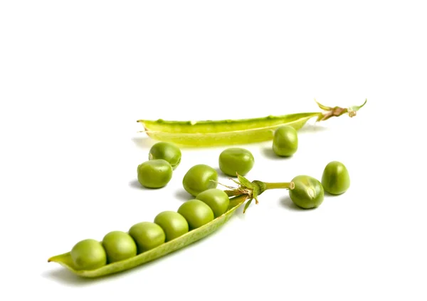 Păstăi de mazare verde — Fotografie, imagine de stoc