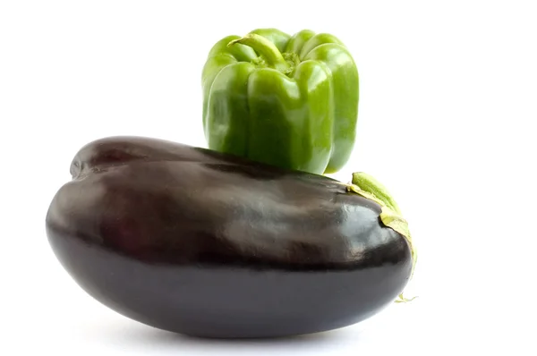 Peper en aubergine — Stockfoto
