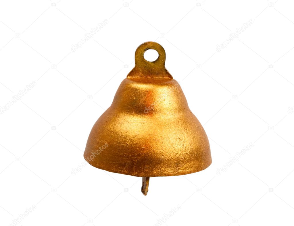 Gold hand bell