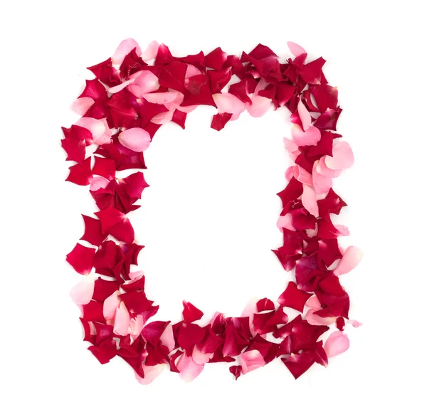 stock image Framework from rose-petals