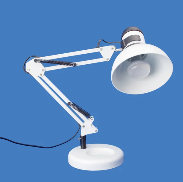 Desktop white lamp — Stock Photo, Image
