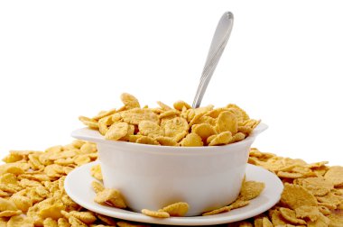 Flakes in the bowl clipart