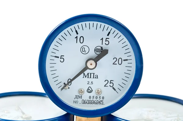 Medidor de pressão de oxigénio — Fotografia de Stock