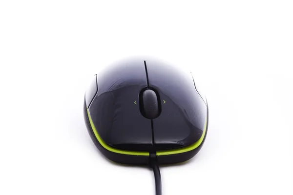 Elegante ratón de ordenador negro — Foto de Stock