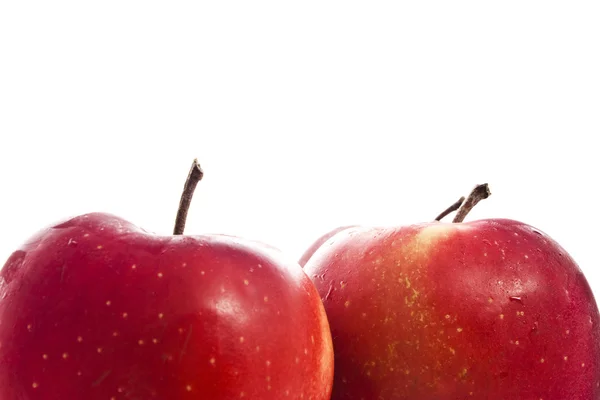 红苹果背景 — 图库照片