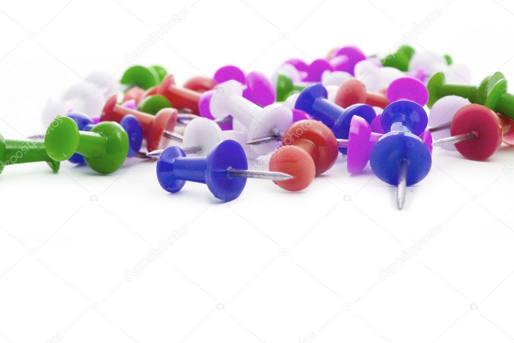 Colorful pins