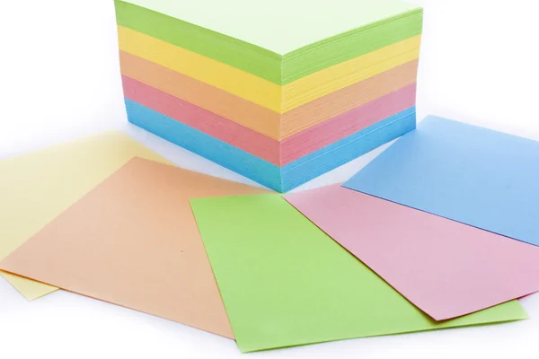 Stack of colorful stickers — Stock Photo, Image