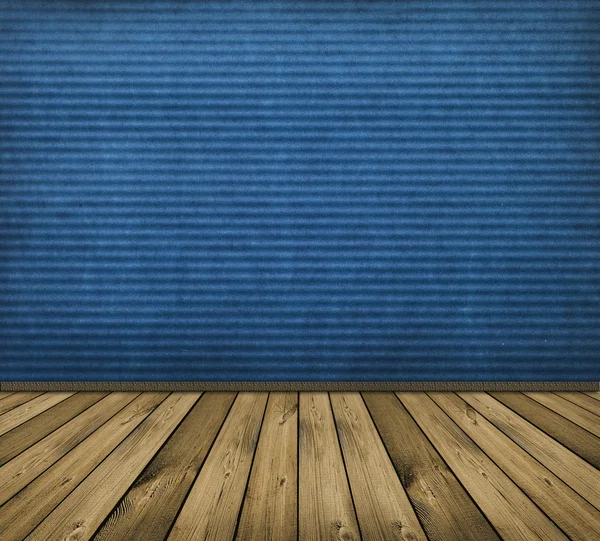 Синий интерьер — стоковое фото