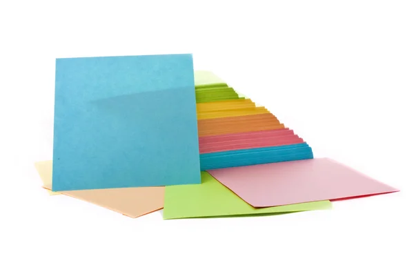 Stack of colorful stickers — Stock Photo, Image