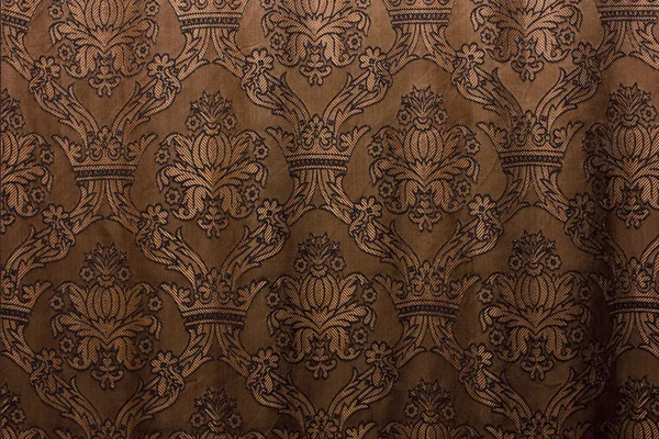 Brown vintage curtain — Stock Photo, Image