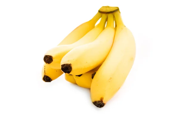 Bananer isolerade på vitt — Stockfoto