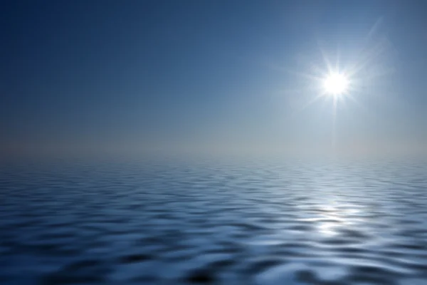 Güneş okyanus. deniz manzara — Stok fotoğraf