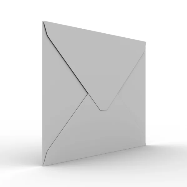 Έννοια του ηλεκτρονικού ταχυδρομείου σε άσπρο φόντο — Φωτογραφία Αρχείου