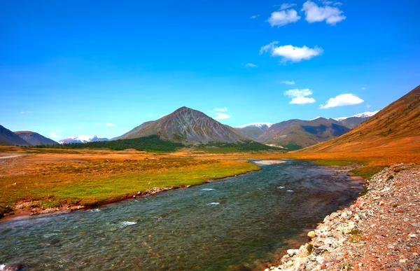 Montañas Altai. Hermoso paisaje de tierras altas — Foto de Stock