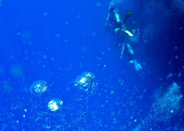 Hintergrund unter Wasser — Stockfoto