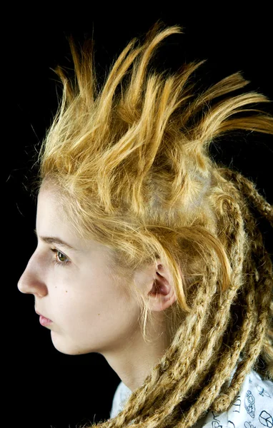 Strange hairdo — Stock Photo, Image