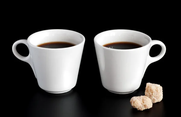 Dwie kawy — Zdjęcie stockowe
