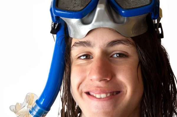 Jovem mergulhador — Fotografia de Stock