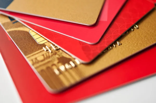 Gåvokort och kredit kort — Stockfoto