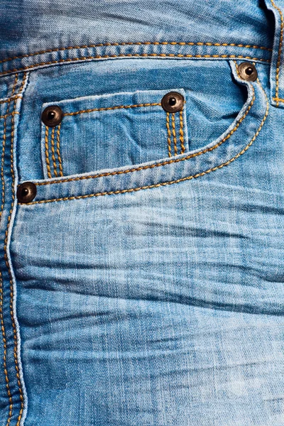 Lege jeans zak — Stockfoto