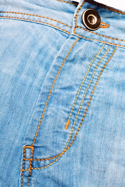 Jeans mit Knopf — Stockfoto