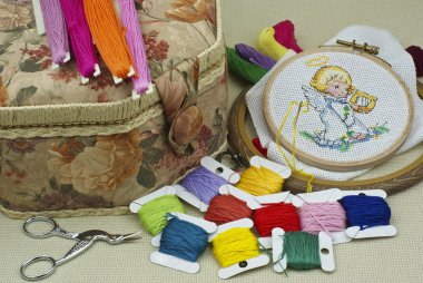 Cross-stitch clipart