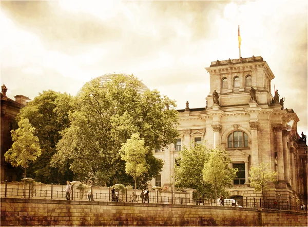 Бранденбурзькі ворота старого — стокове фото