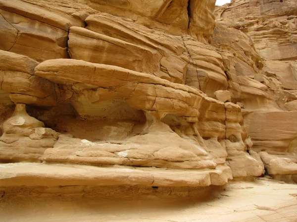 Färgade canyon, Egypten — Stockfoto