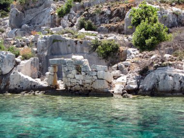 batık kent kekova, antalya, Türkiye