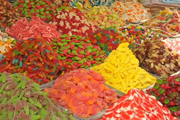 Рынок конфет — стоковое фото