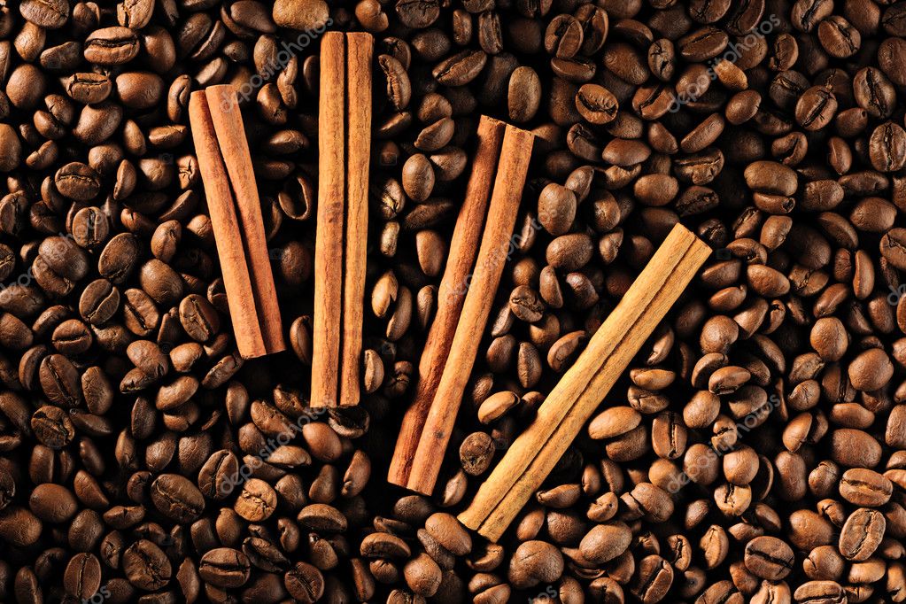 Coffee beans and cinnamon Stock Photo by ©haveseen 2890731