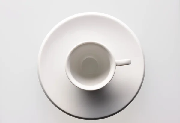 Tom kaffekoppprázdný šálek — Stock fotografie