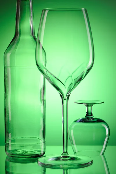 玻璃静物 — 图库照片