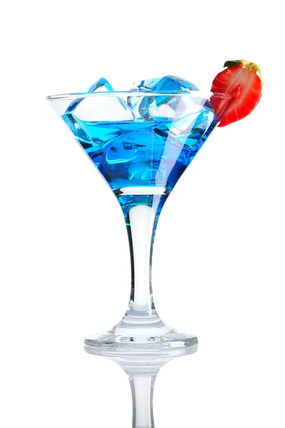 Синій коктейль Кюрасао — стокове фото