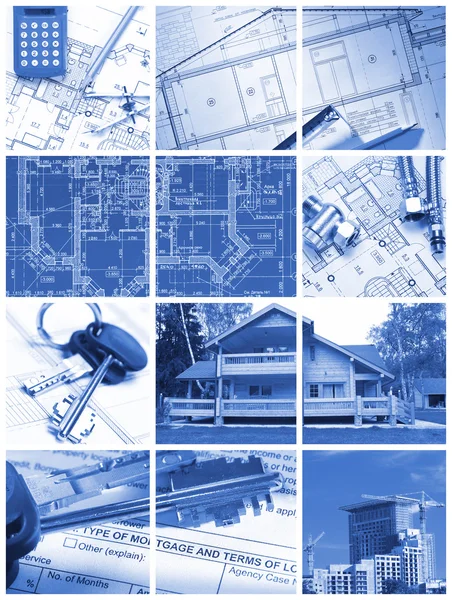 stock image Architecture collage