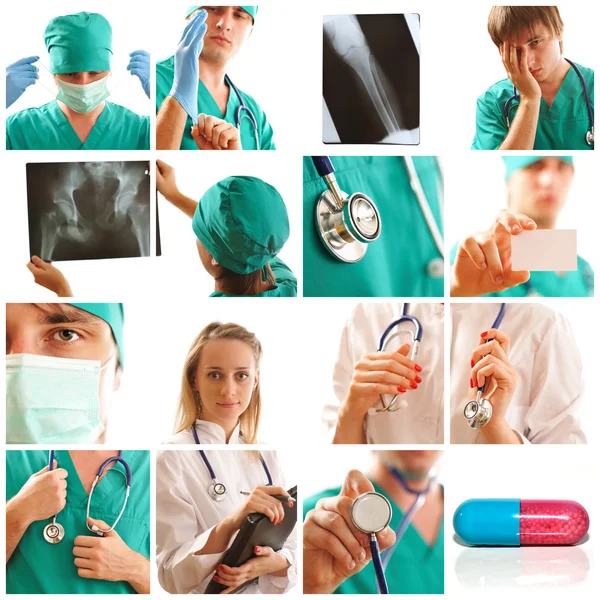 Collage médico —  Fotos de Stock