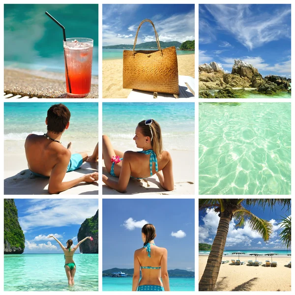 stock image Resort collage