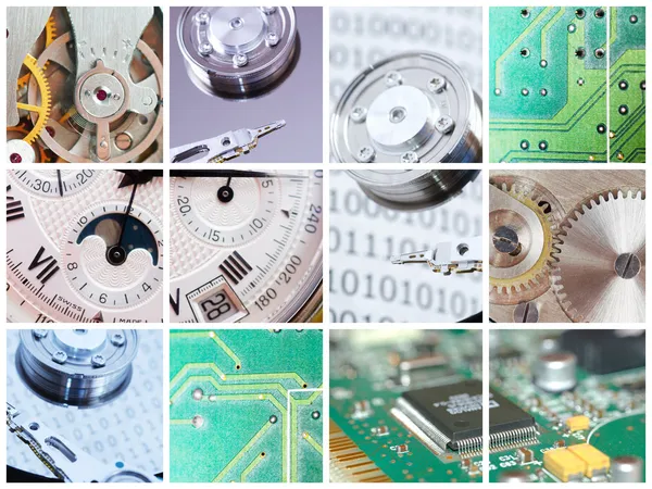 Technische collage — Stockfoto