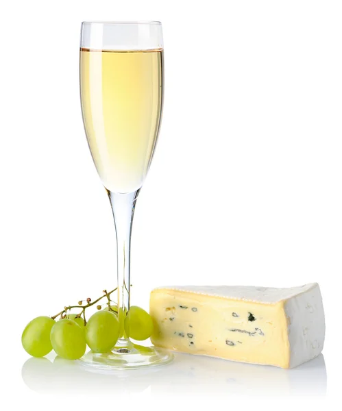 Kaas en wijn — Stockfoto