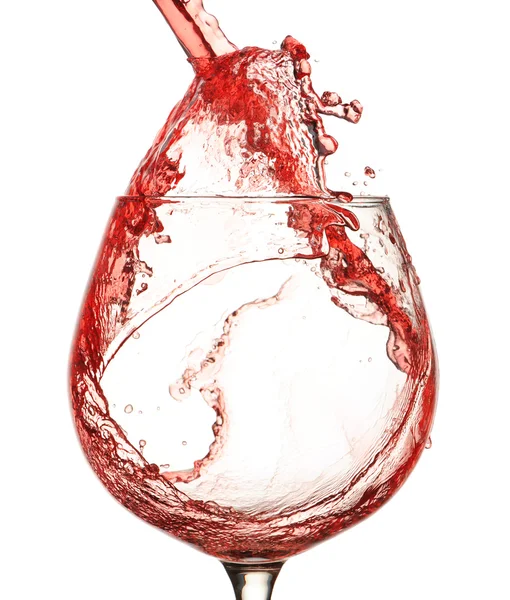 Splashing wine — Stock Photo, Image