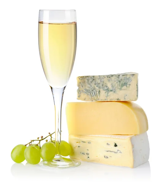 Τυρί και κρασί — Φωτογραφία Αρχείου